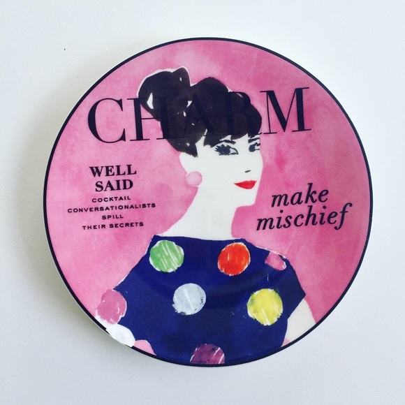 Kate Spade New York Lenox "Make Headlines" Plates - Picture 7 of 8